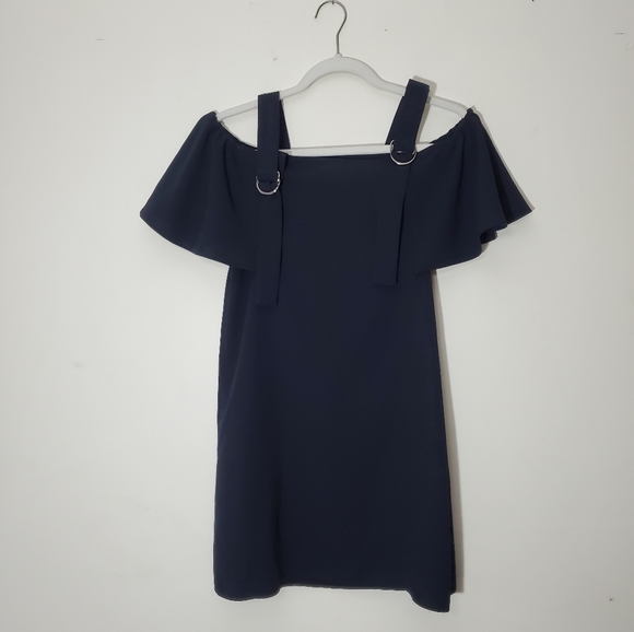 Topshop Dresses & Skirts - Topshop‎ Shift Dress With Adjustable Straps Size 2 Black